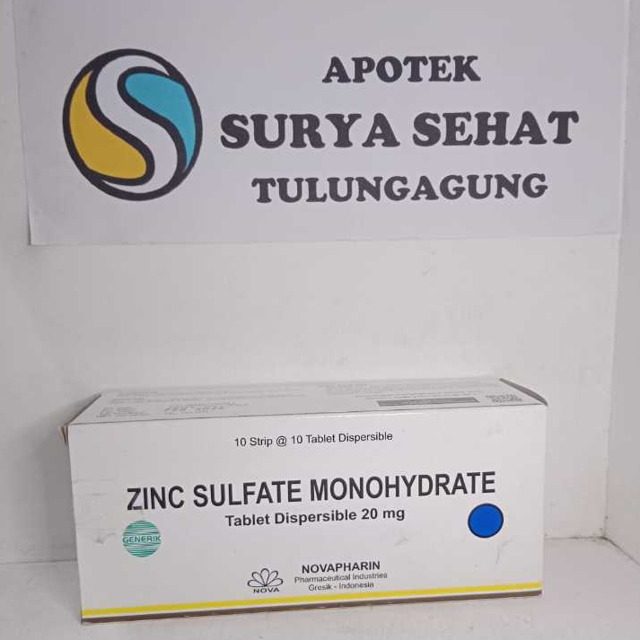 Zinc Tablet Box 10 Strip Isi 100 Tablet