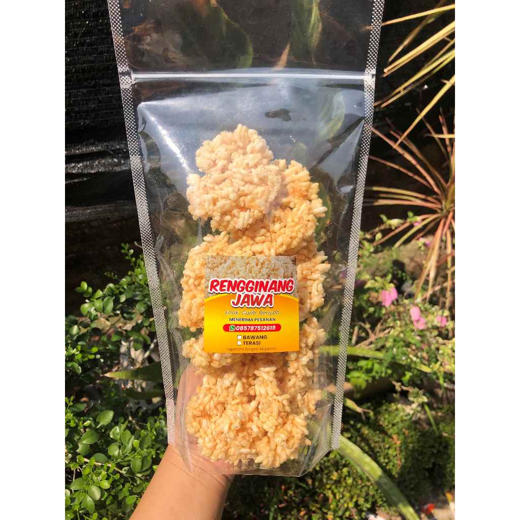 Rengginang MATANG 125gr – Rengginang Rasa Bawang dan Terasi Renyah Gurih