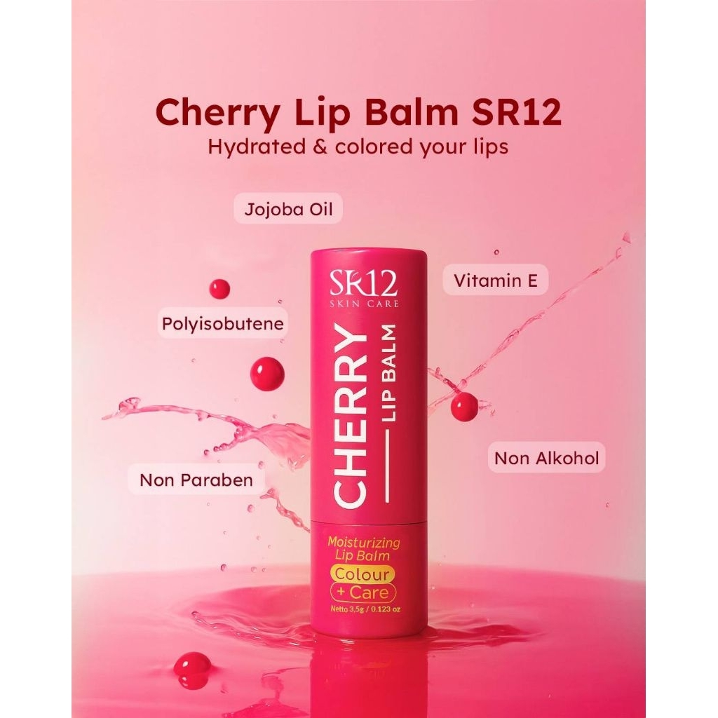 Lip Balm, Lip Balm Cherry, Lip Balm Cherry SR12