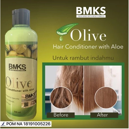 BMKS OLIVE CONDITIONER 250ML BPOM - CONDITIONER OLIVE BMKS