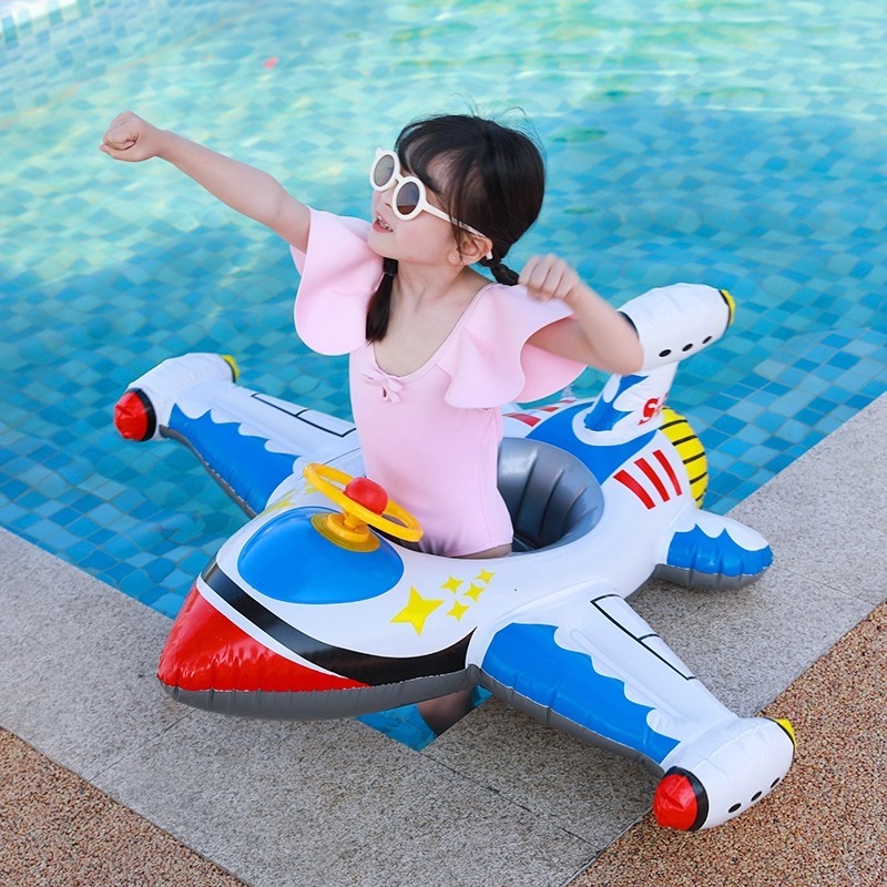 Pelampung Renang Pesawat Duduk Kualitas Terbaik Ban Renang Setir Pesawat Tempur