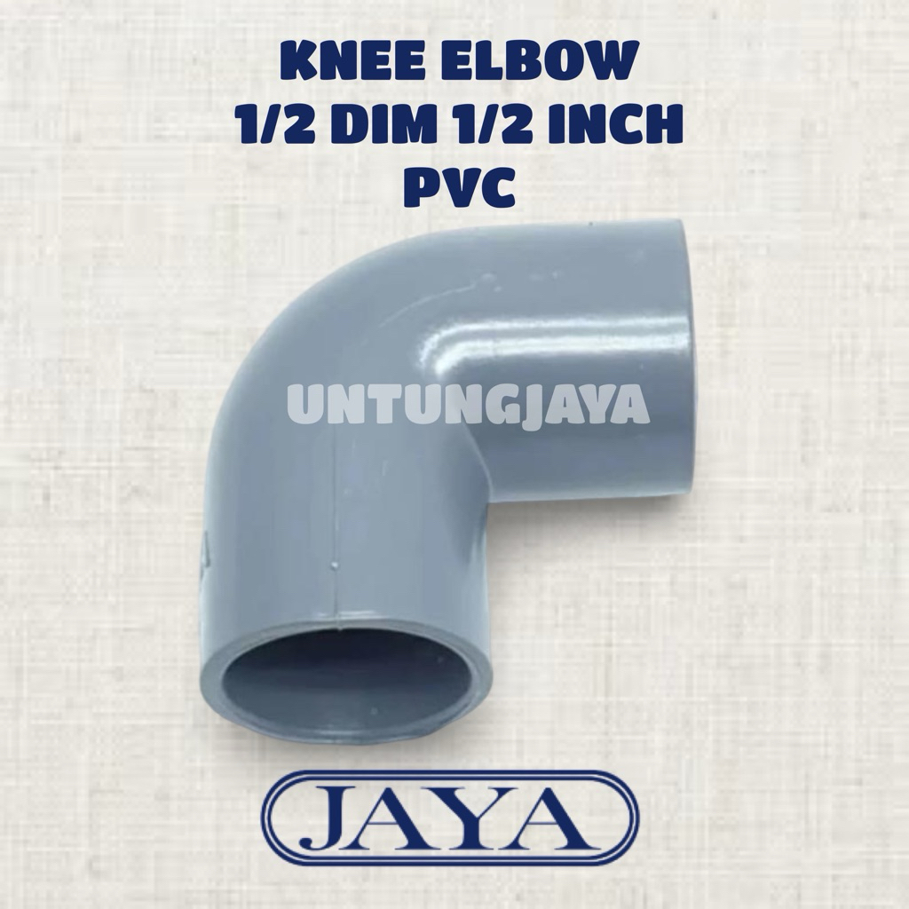 KNEE ELBOW 1/2 INCH 1/2 DIM merk JAYA // KNEE ELBOW L SAMBUNGAN PIPA 1/2INCH 1/2DIM 0,5INCH JAYA