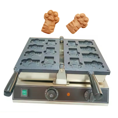 AS Cat Paw Shaped Waffle Maker Electric Bear Waffle Stick Maker Cartoon Waffle Iron Machine