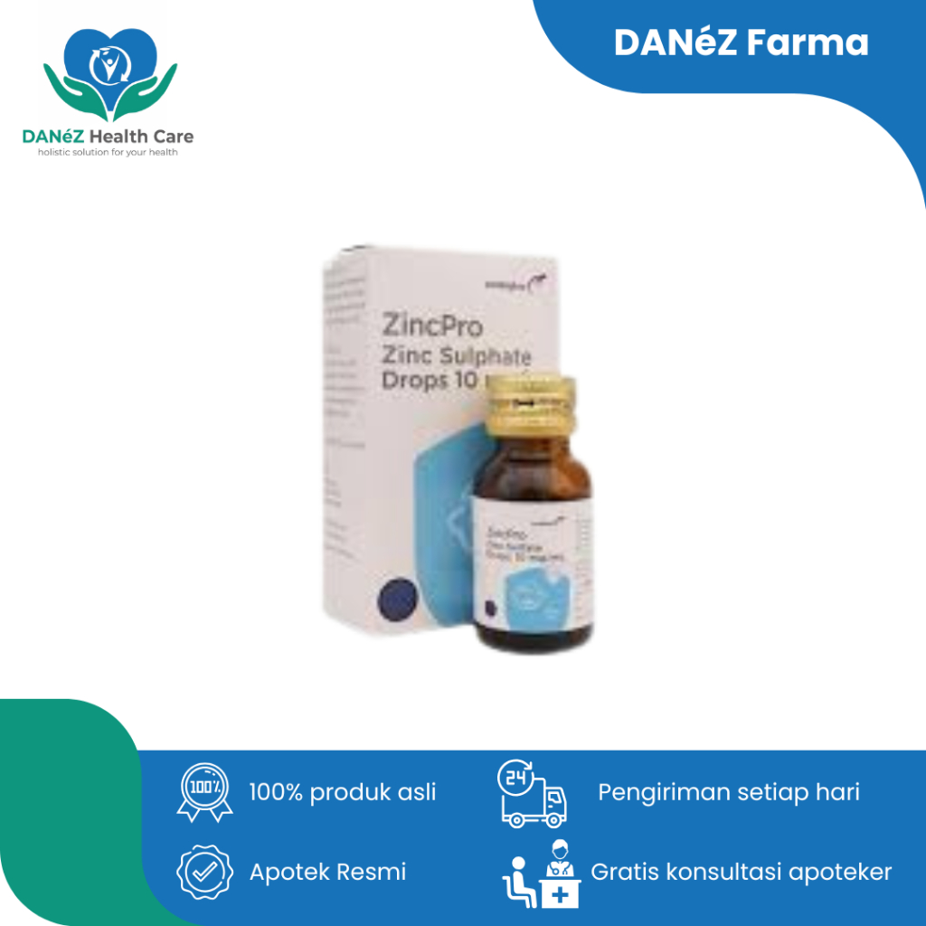 ZINC PRO SIRUP 60ML SUPLEMEN ZINK UNTUK DIARE ANAK