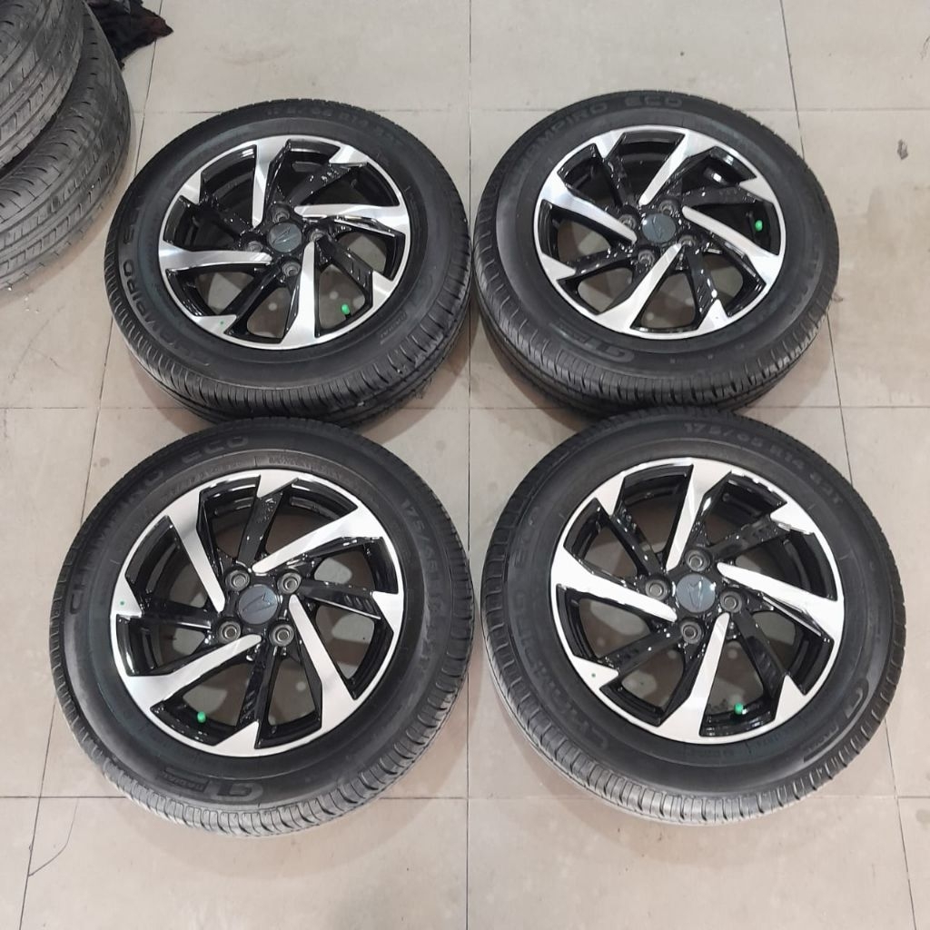 Velg Mobil Second OEM AYLA Ring 14 pcd 4x100 Et45 + Ban 175 65 R14