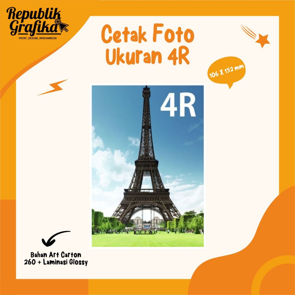 CETAK FOTO 4R PREMIUM GLOSSY