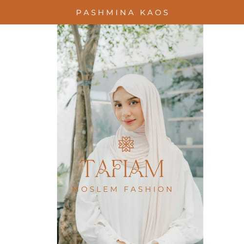 Pashmina Kaos | Rayon Spandex Premium | 160X55 cm | Pashmina hijab | Pashmina Kerudung