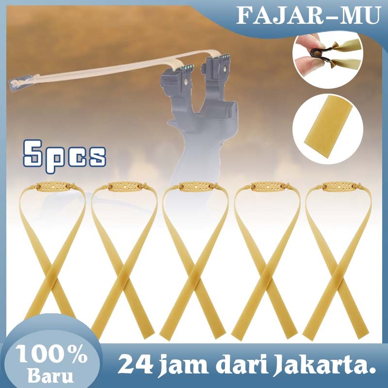 5Pcs 1.5mm Karet Flatband Ketapel / Aksesoris Ketapel / Karet Untuk Ketapel