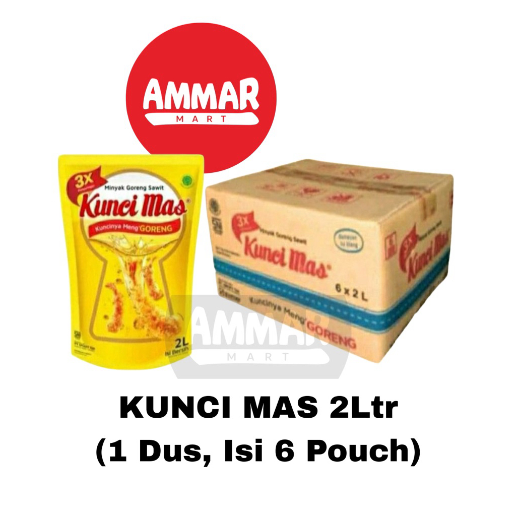 Kunci Mas 2 Liter Minyak Goreng 1 Dus