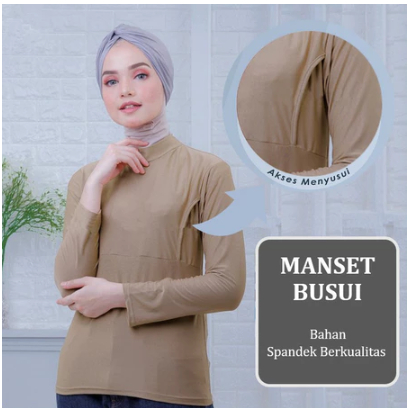 Baju Manset Nursing Ibu Menyusui Bukaan Samping