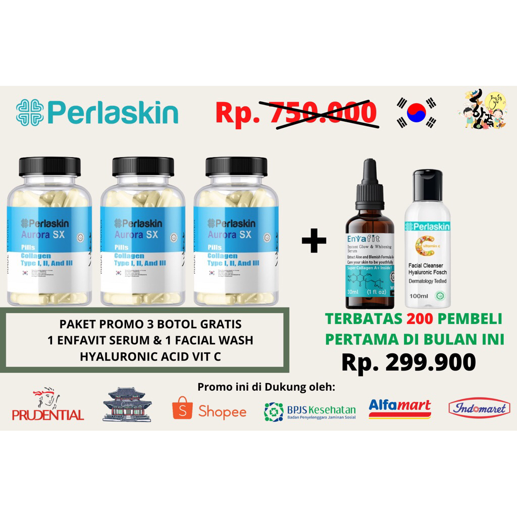 Pekat 3 Botol Collagen AuroraSX