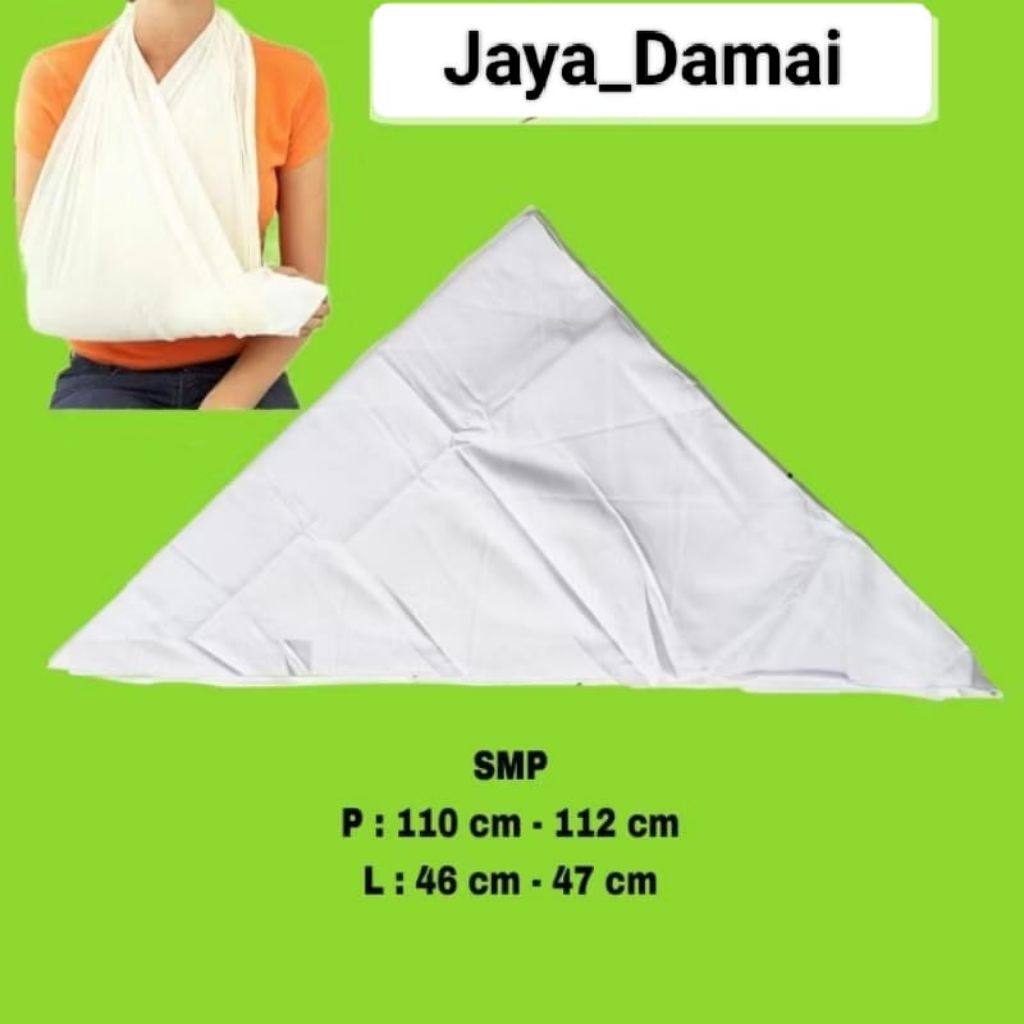 MITELA Kain Segitiga PMR / Kain Mitela Segitiga Bahan Katun