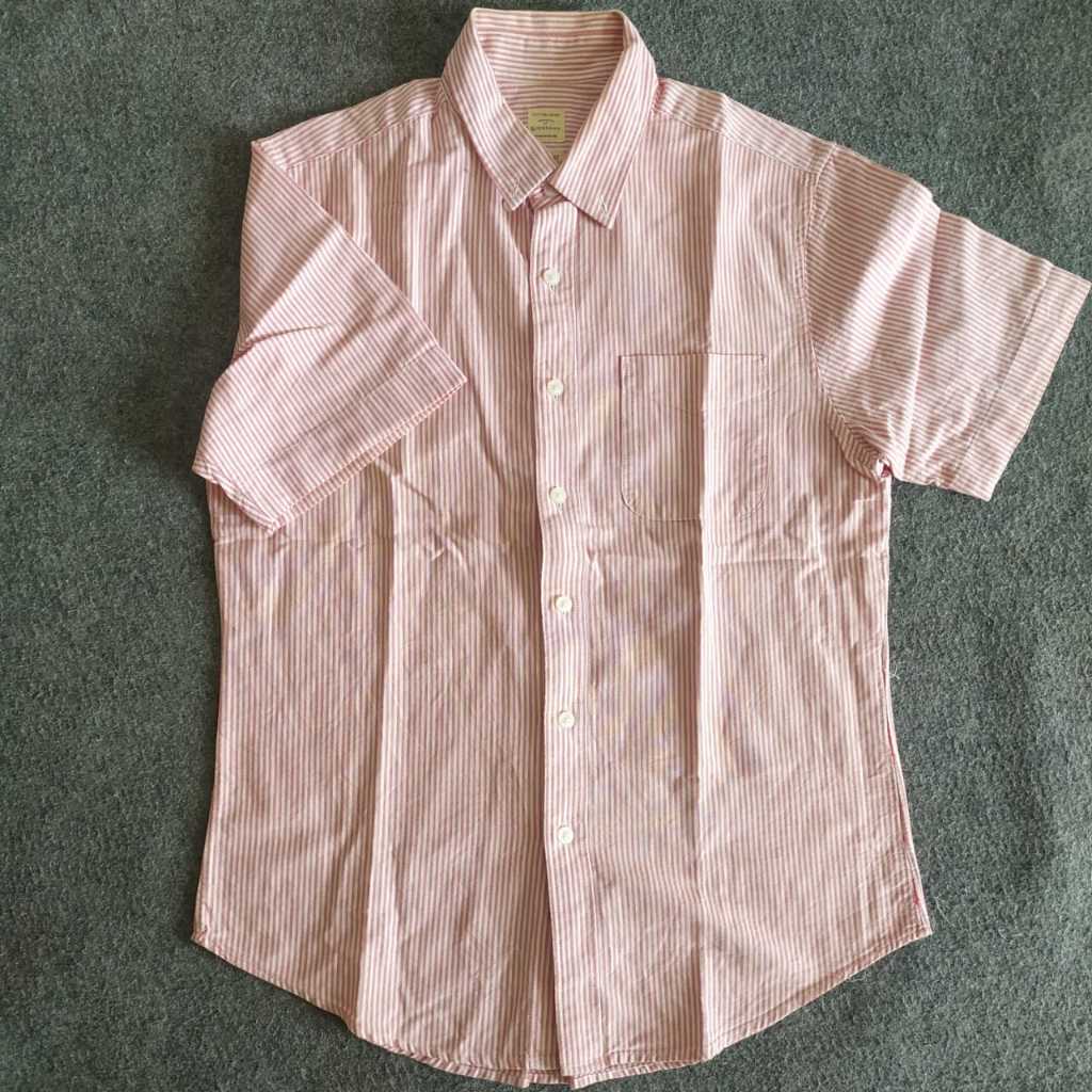 Kemeja Lengan Pendek GIORDANO Pria