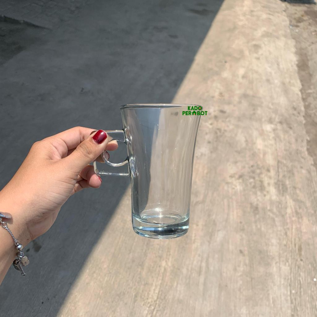 Gelas Citinova Gaiyo-Gelas Kaca 250ML-Gelas Gagang-Gelas Kopi Tahan Panas