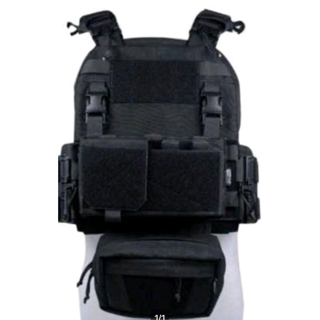 Bodyvest rompi tactical Pliker free dummyplate / Rompi pliker tactical jahitan pul bartex bonus busa