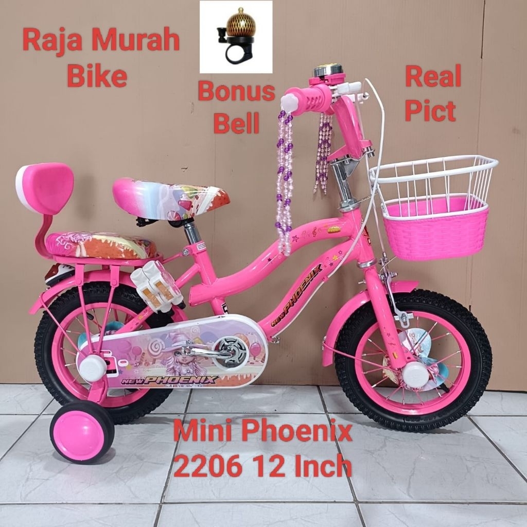Sepeda Anak Perempuan Mini Phoenix 2206 12 Inch Sepeda Anak Mini Phonenix 2206 12 Inch