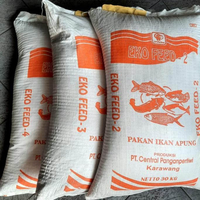 TERLARIS PAKAN IKAN PELET 30KG EKO FEED 2/3/4 LELE NILA GURAME BANDENG DLL KARUNGAN