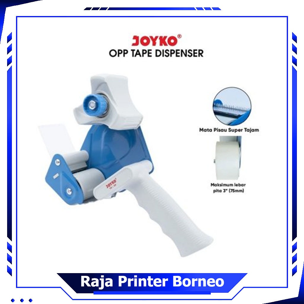 Tape Dispenser JOYKO TD-2H White Blue TD 2H TD2H