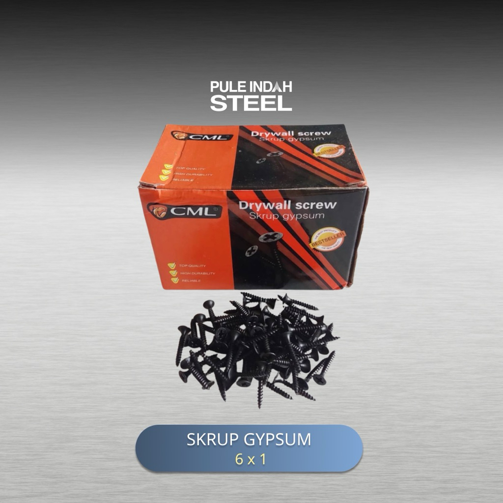 Skrup Gypsum 6x1 | Sekrup Gipsum