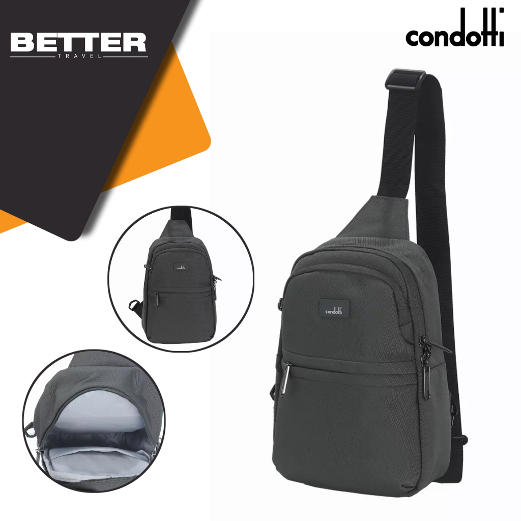 Sling bag bahu pria CONDOTTI tas selempang casual daily