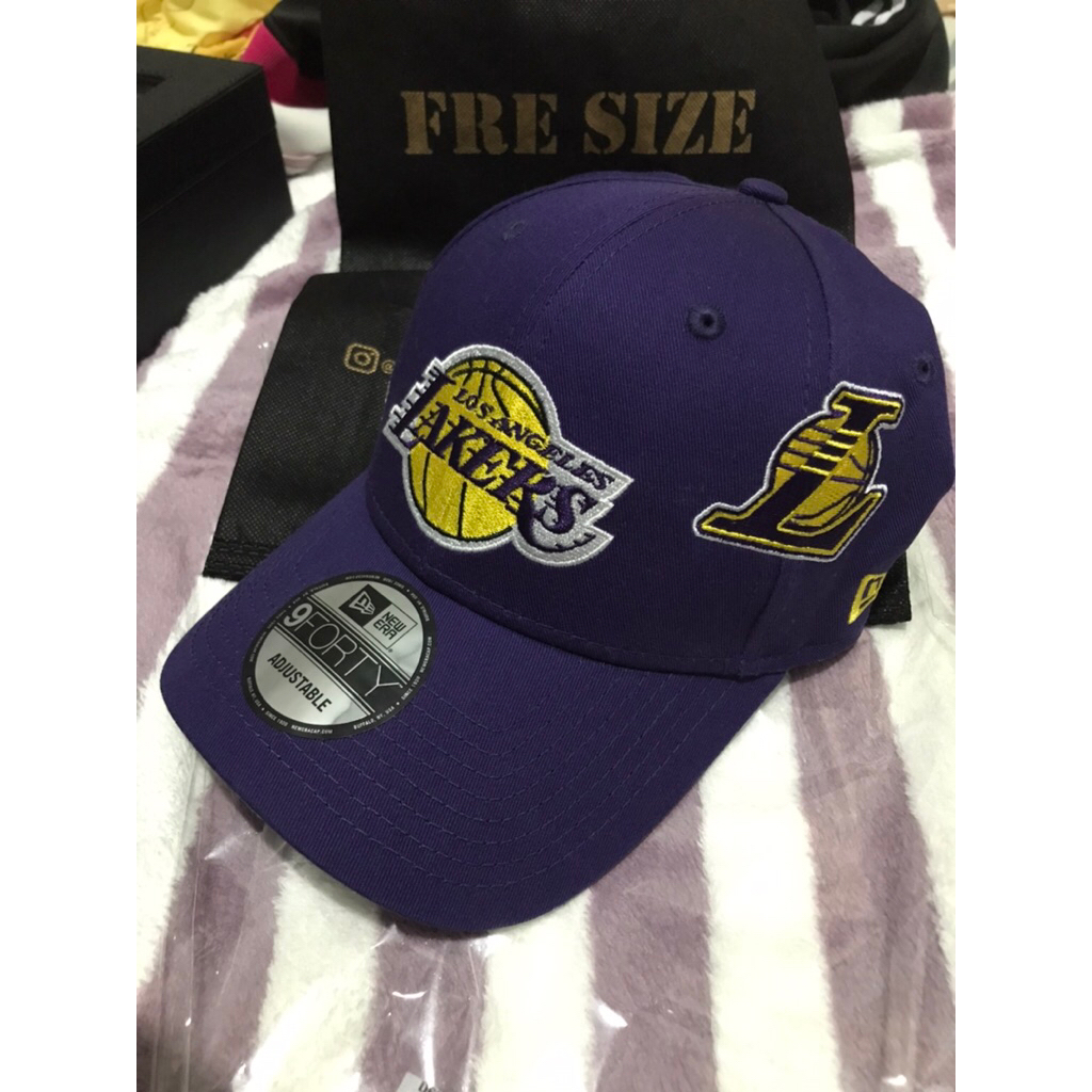 topi new era 9forty LA lakers multi logo