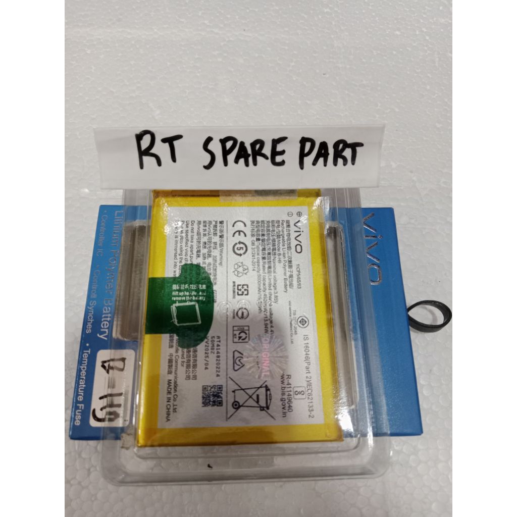 BATTERY ORIGINAL 100A B-H9 VIVO Y19/Y5S/Y19 2019