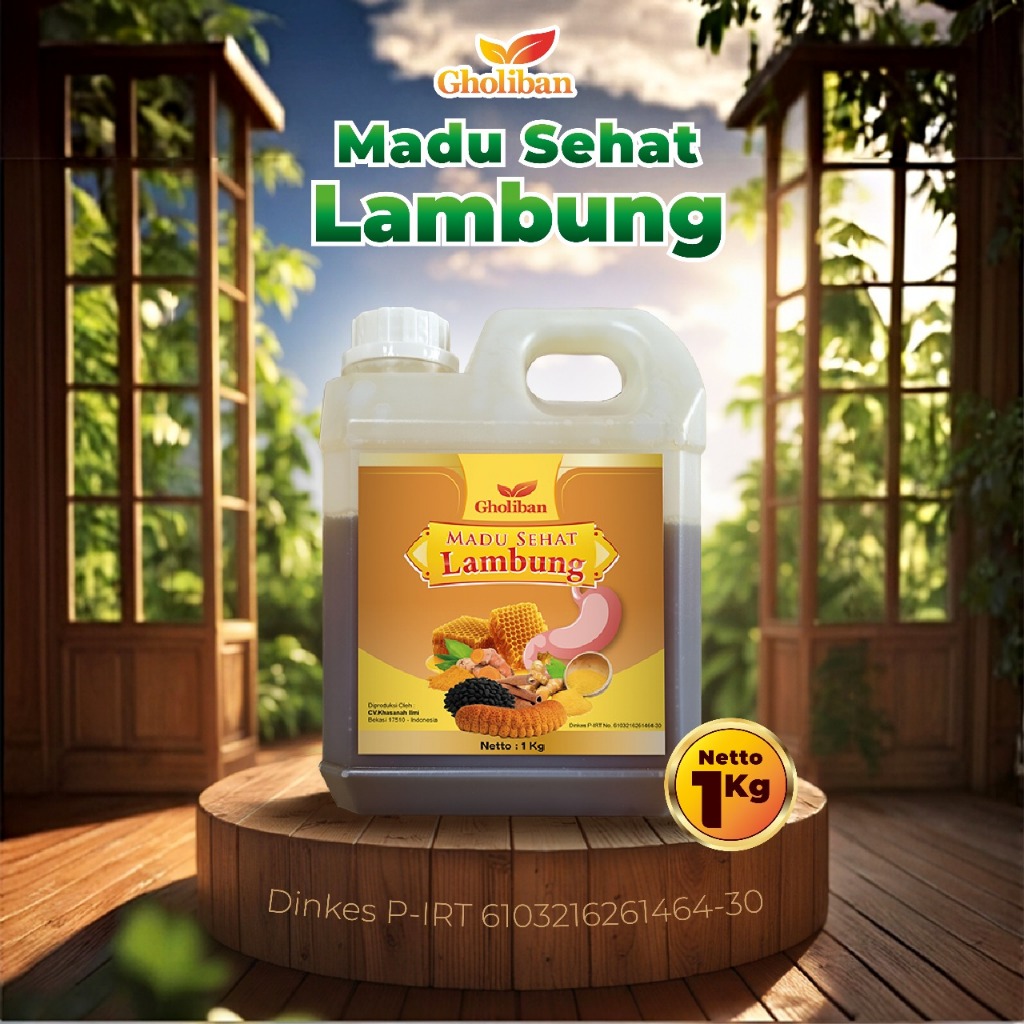 Gholiban Madu Sehat Lambung Madu Herbal Atasi MAAG GERD Asam Lambung 1 kg