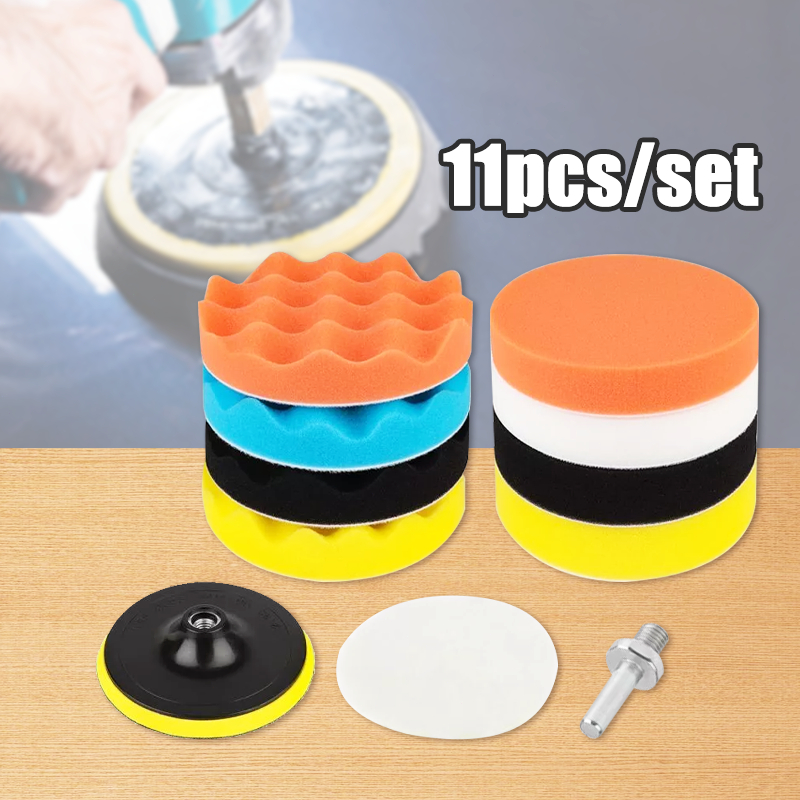 3 Inch 11pcs Busa Alat poles mobil motor Mata Bor Busa Poles