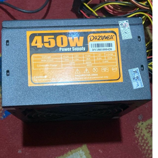 power supplay dazumba 450w