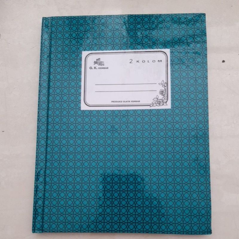 Jual buku kas folio 2 kolom / buku kas folio/  buku kas hard cover ISI 100LEMBAR