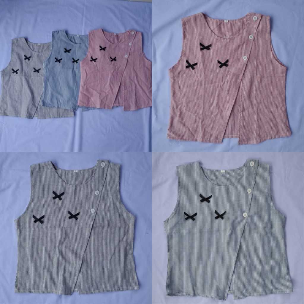 Baju Rompi anak perempuan kekinian/ baju anak/atasan anak VEST ANAK