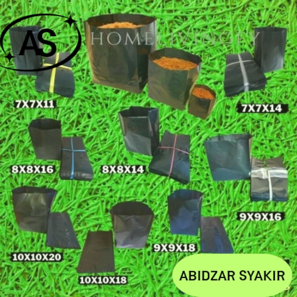 Polybag Berkualitas Ukuran 30x30 Polybag Berkualitan