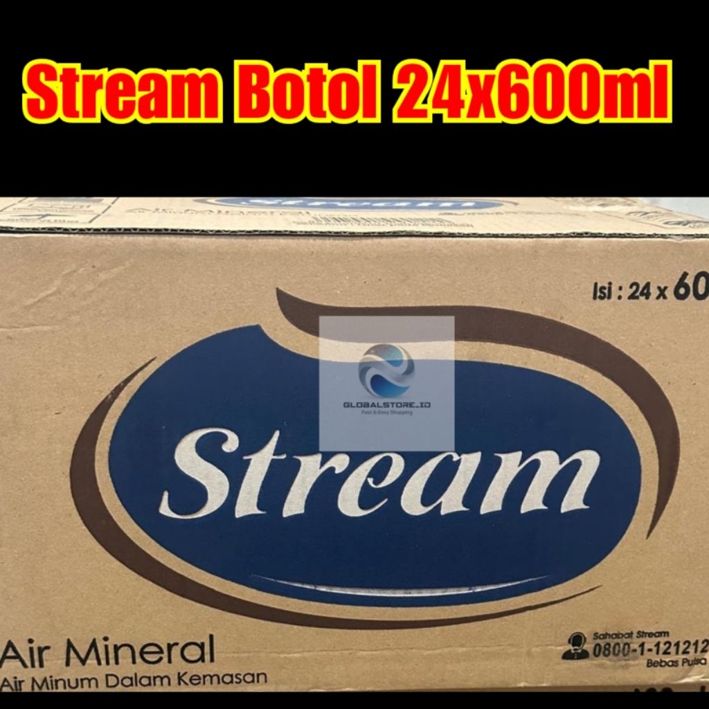 Stream Air Mineral Botol 600ml DUS