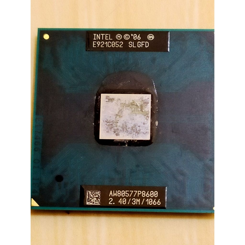 processor Laptop Intel core 2 duo P8600