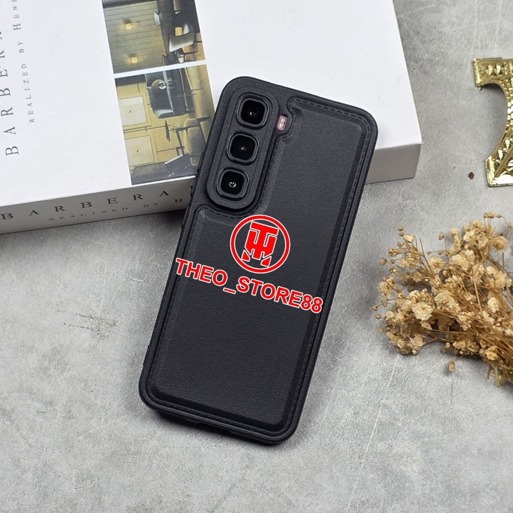 INFINIX HOT 60 PRO INFINIX HOT 60 PRO PLUS CASE LEATHER PRO BLACK INFINIX HOT 60 PRO INFINIX HOT 60 