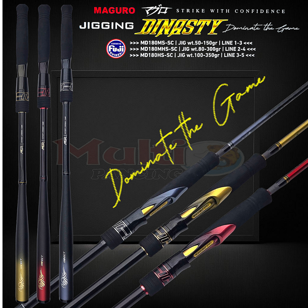 joran jigging MAGURO DINASTY solid carbon