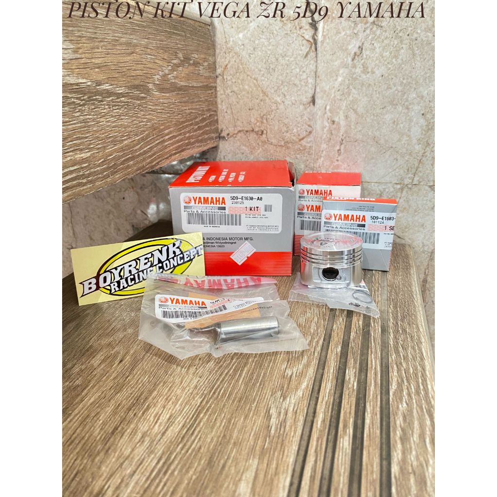 PISTON KIT SEHER KIT SEKER KIT VEGA ZR YAMAHA  (5D9) ORI YAMAHA  -  BRC OLSHOP