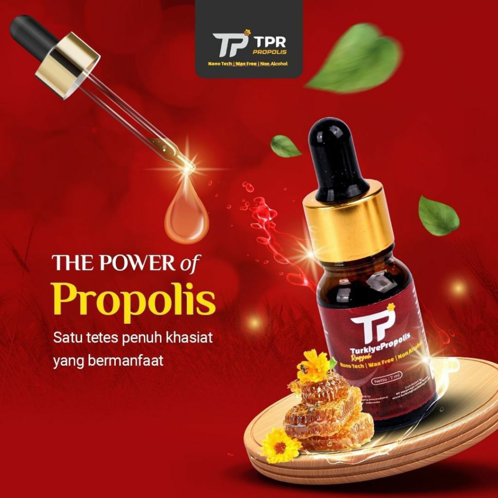 TPR Turkish Propolis Turkish Original Terbaik 7ml - Propolis Murni