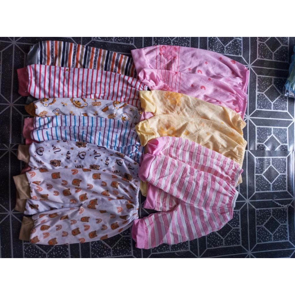 celana pajang bayi 1 lusin random