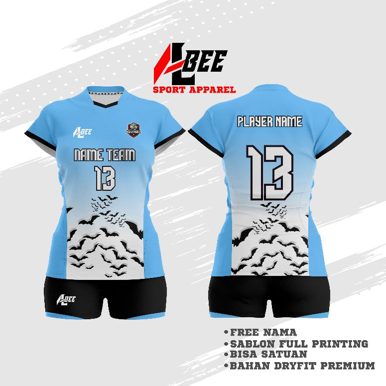 JERSEY VOLLY WANITA / BAJU VOLLY WANITA FULL PRINTING