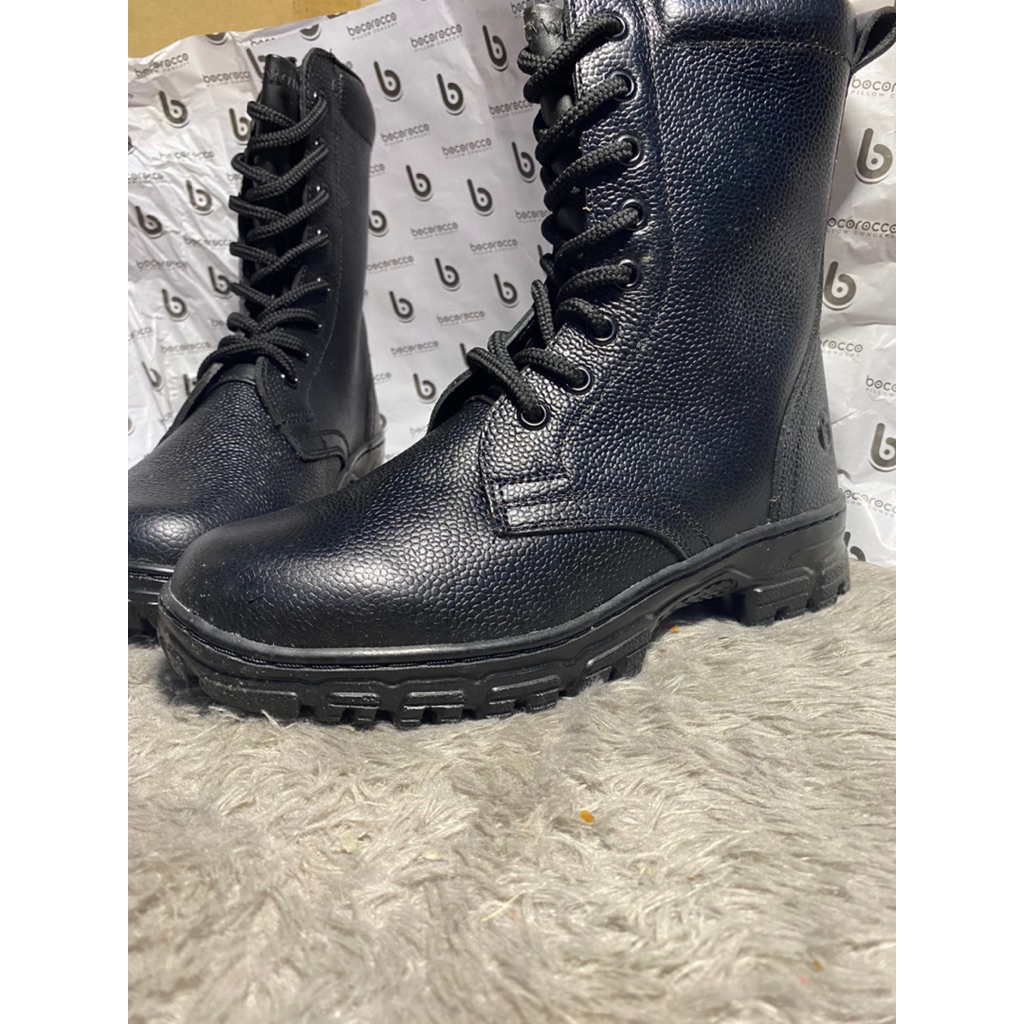 SEPATU PDL TNI KULIT JERUK BOCOROCO ASLI JATAH