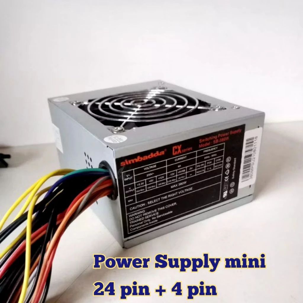 PSU Dazumba DI 100 Power Supply casing Mini itx Kondisi Normal case pc mini
