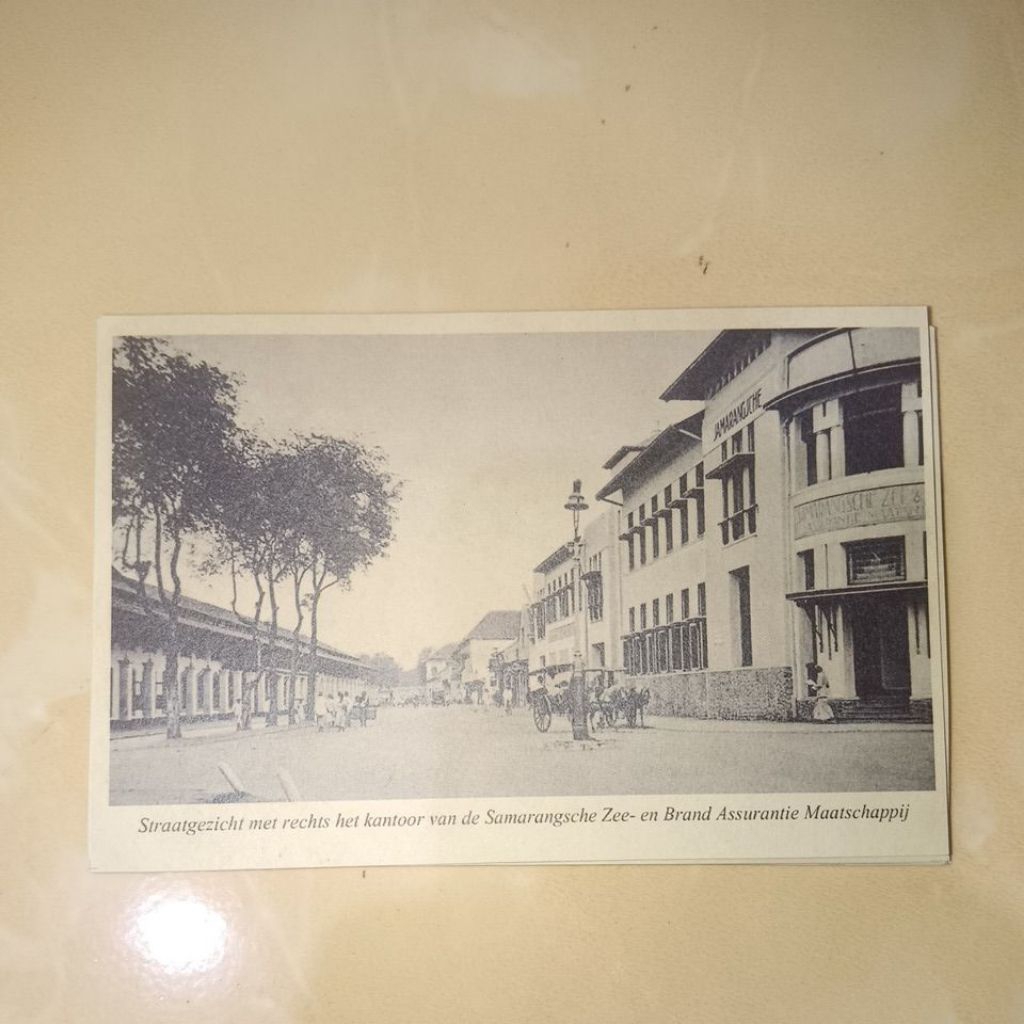 Kartu pos gambar bangunan era nederlansch indie