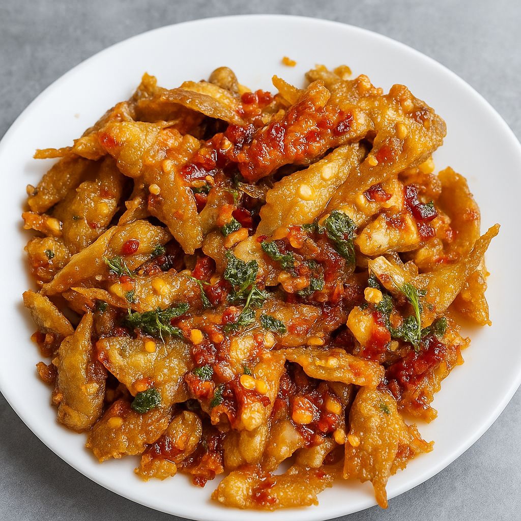 pepetek ikan kecil crespy