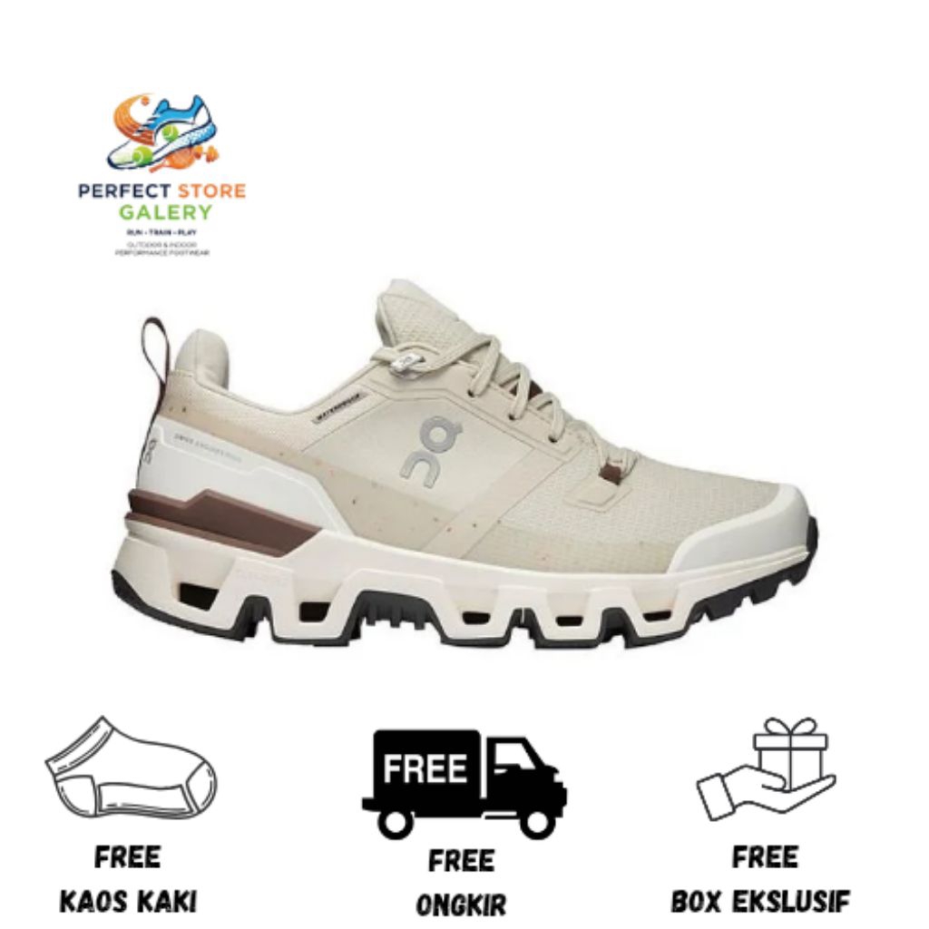Hiking Shoes On Cloud Wander Waterproof Sand Ivory trail Running Hiking Shoes