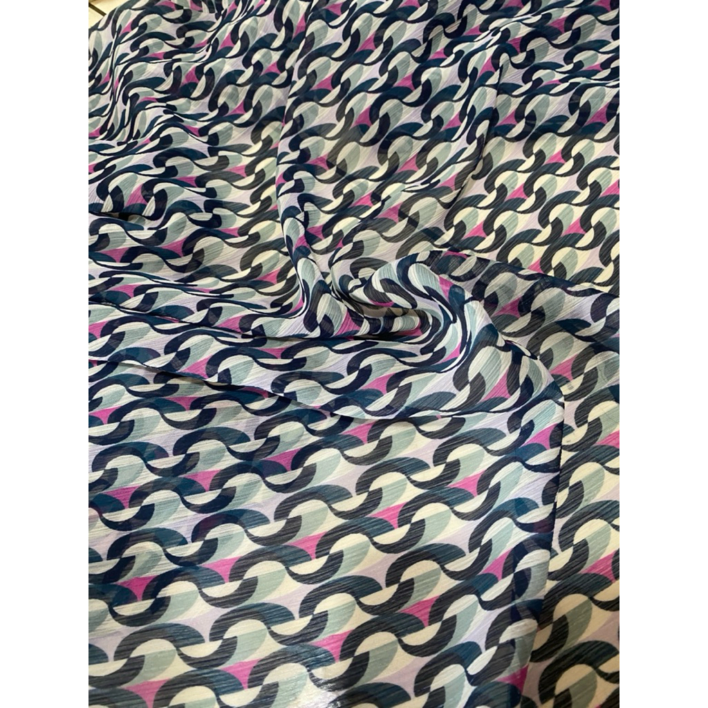 Kain Sifon Yuryu - Kain Sifon Motif - Kain Meteran