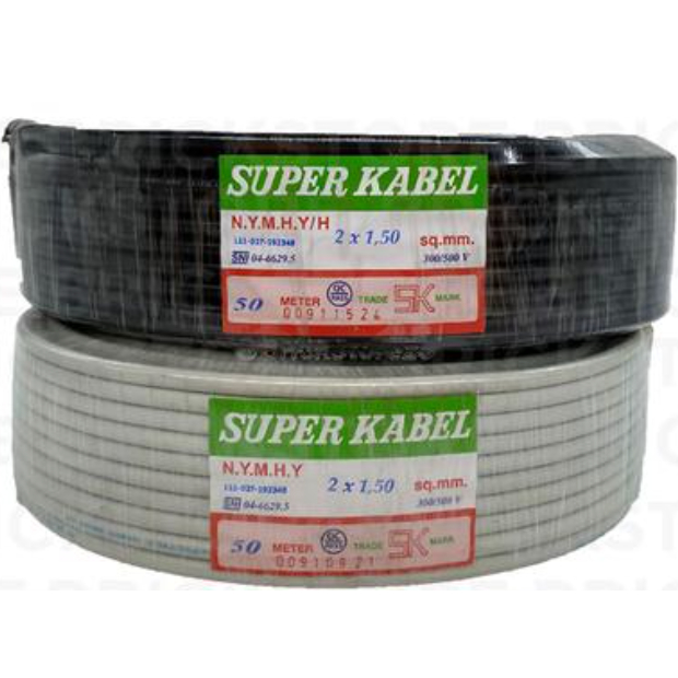 Kabel NYYHY 2 x 1.5 Super 50m (rol)