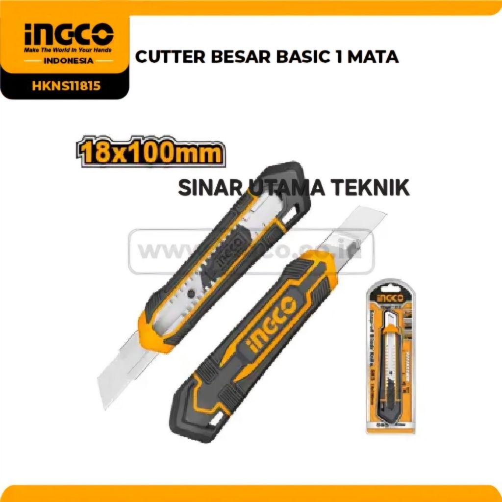 PISAU CUTTER BESAR INGCO HKNS11815