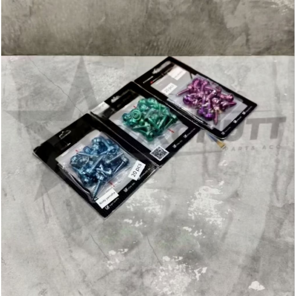 Baut body titanium original vietnam 1 kotak