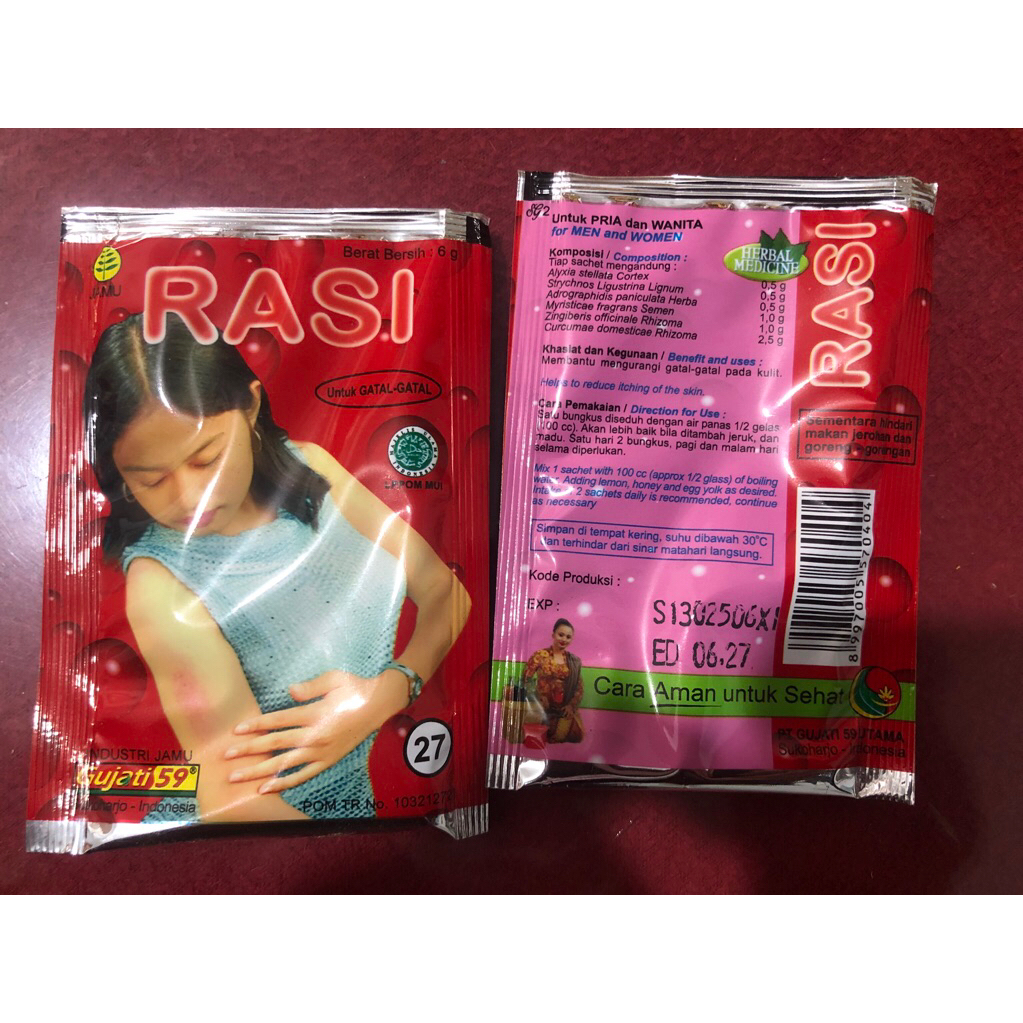 jamu RASI isi 10 gujati